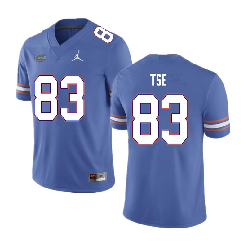 NCAA Florida Gators Joshua Tse Men's #83 Nike Blue Stitched Authentic College Football Jersey YOW5664ZJ